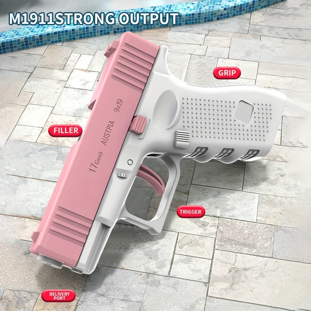 Summer Water Gun non Electric Pistol High-pressure Full Automatic Shooting Kid Children Boys Girls Adult Water Beach Toys Gun - Image 2
