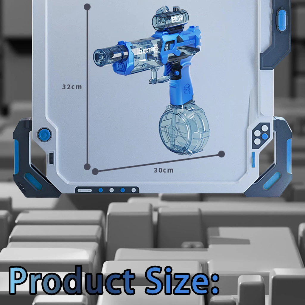 New Electric Automatic Water Gun With light Sprays Water Continuously High-pressure High-speed Powerful Ice Blast Water Gun Toys - Image 6